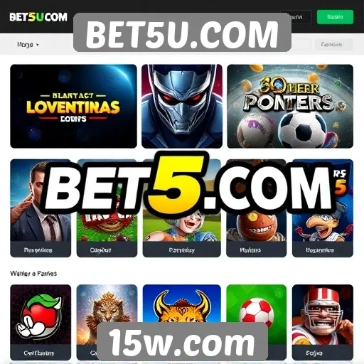 Análise da oferta de jogos em BET5U.COM